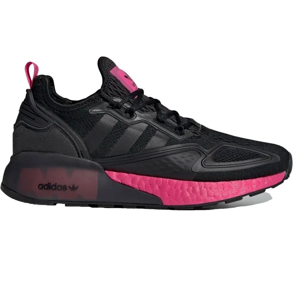 Adidas Originals Womens Zk 2k Boost Sneaker Black Pink Size 6.5 Us
